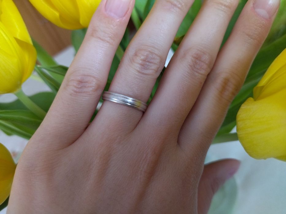 Obrączka srebrna roz. 14