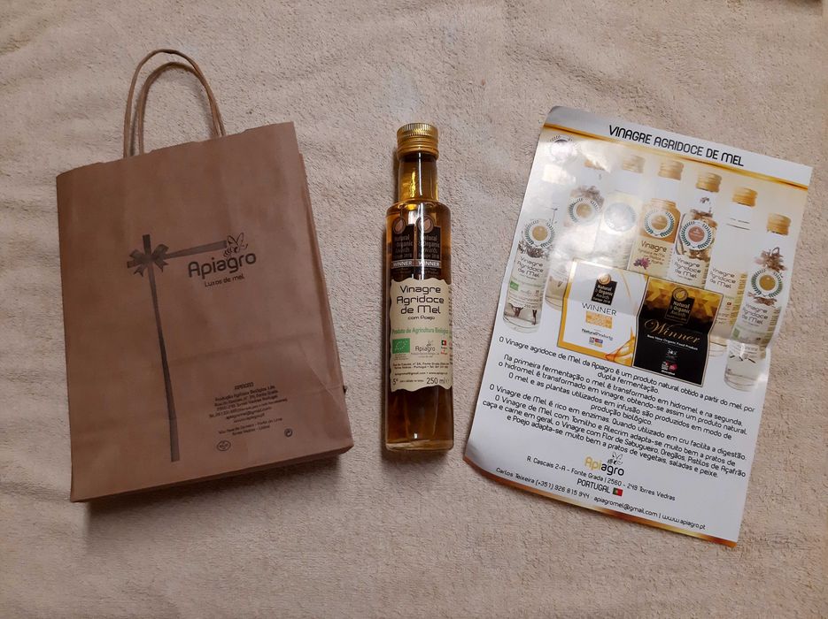 Vinagre Agridoce de Mel com Poejo - 250ml