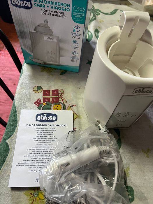 Esterilizador biberões Chicco e Aquecedor de Biberoes64861248034690123