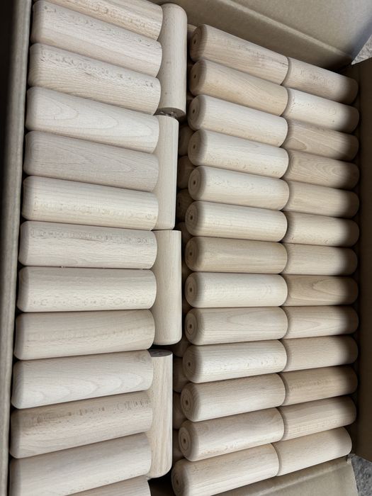 Nogi do mebli bukowe surowe