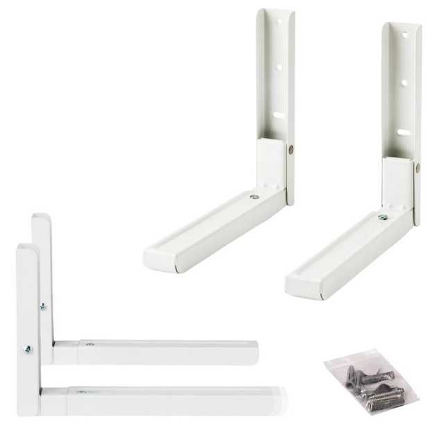 Кронштейн підставка для мікрохвильовки рейки на стіну V-Star 250х465мм