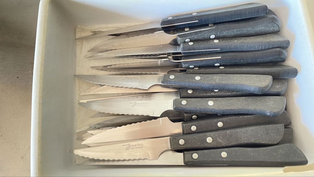 Lote de Talheres Inox para Restaurante – Várias Quantidades
