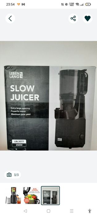 Sprzedam sokowirówka leben lang