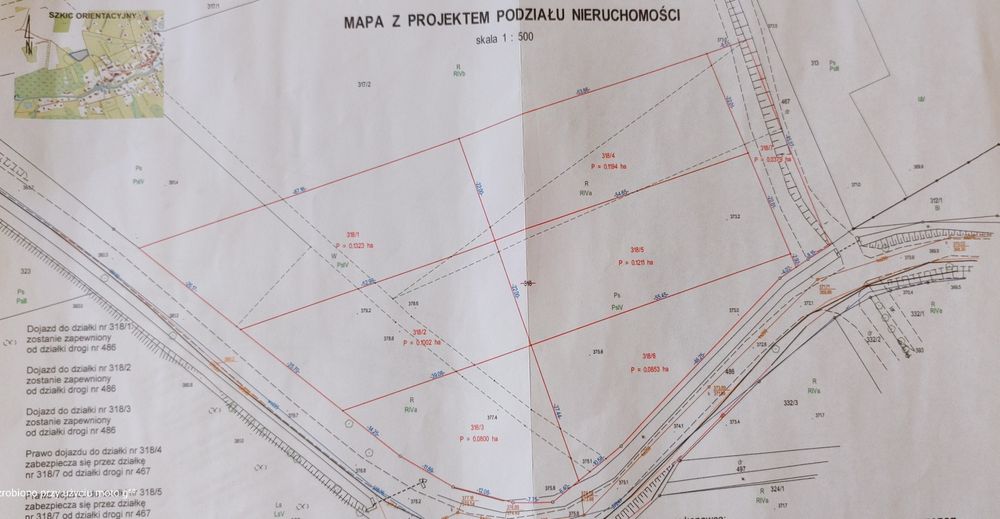 JARNOŁTÓWEK działki budowlane 63 ary.
