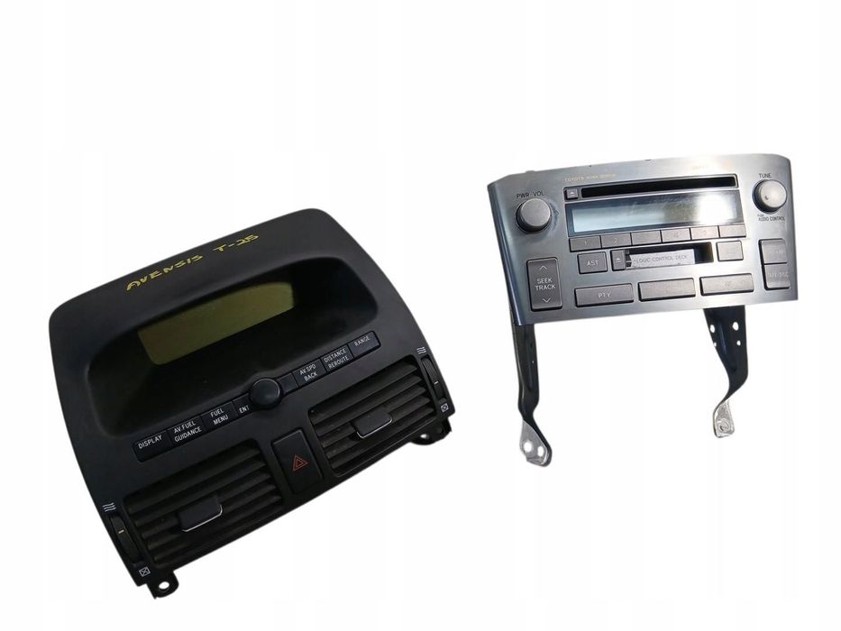 radio cd kaseta wyświetlacz toyota avensis t25 86120-05081