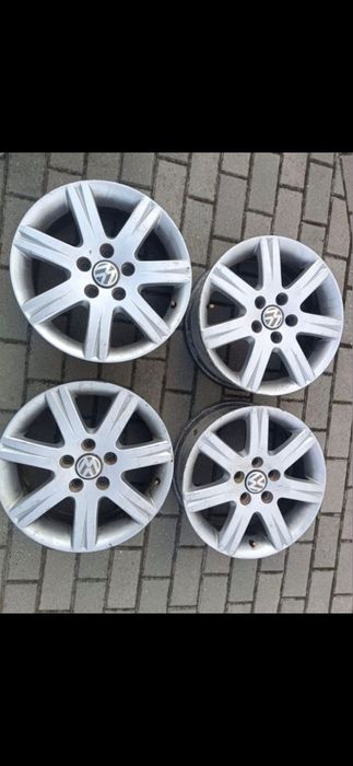Alufelgi Vw 5x 112 z oponami MICHELIN  16"  lato uzywane