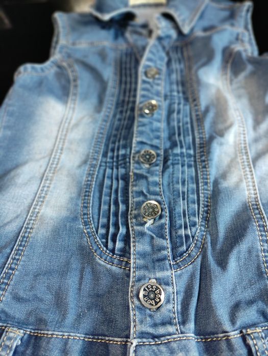 Vestido/ macacão de ganga