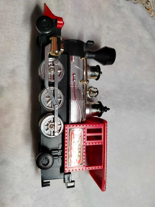 Zabawka z PRL lokomotywa parowóz  20 cm