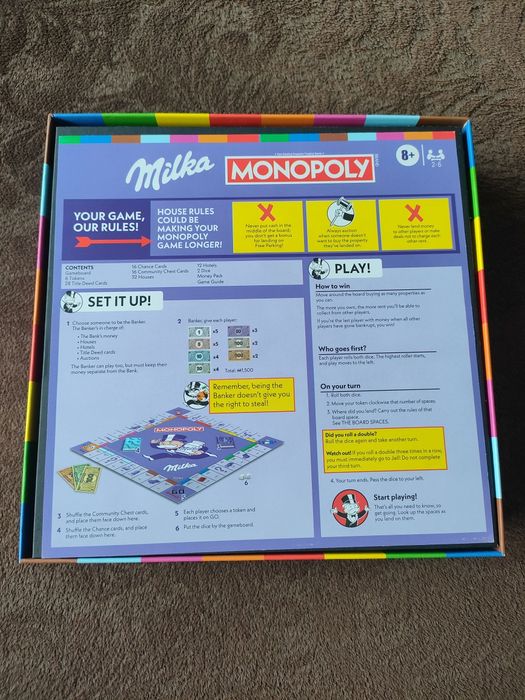 Monopoly Milka gra planszowa Edycja Specjalna