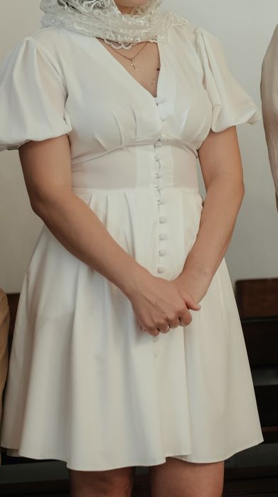 Плаття Сукня на розпис, хрещення, святкова, біла