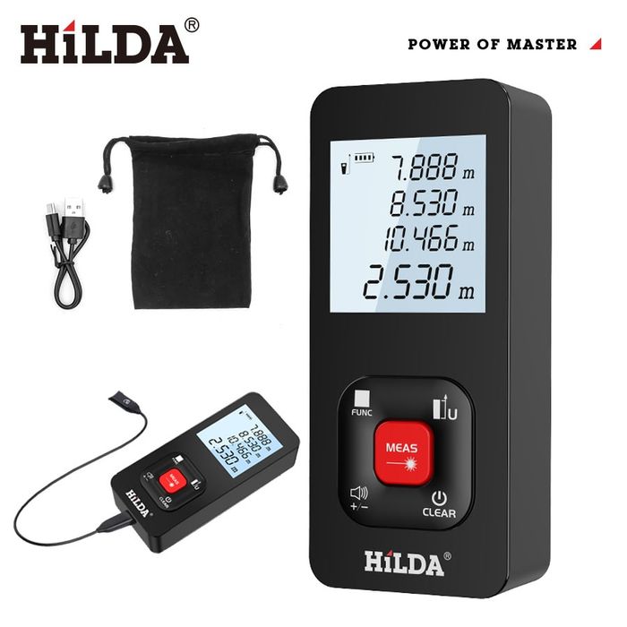 Лазерная рулетка MILESSEY, HILDA, HAUPTSON. Дальномер. Лазерна рулетка