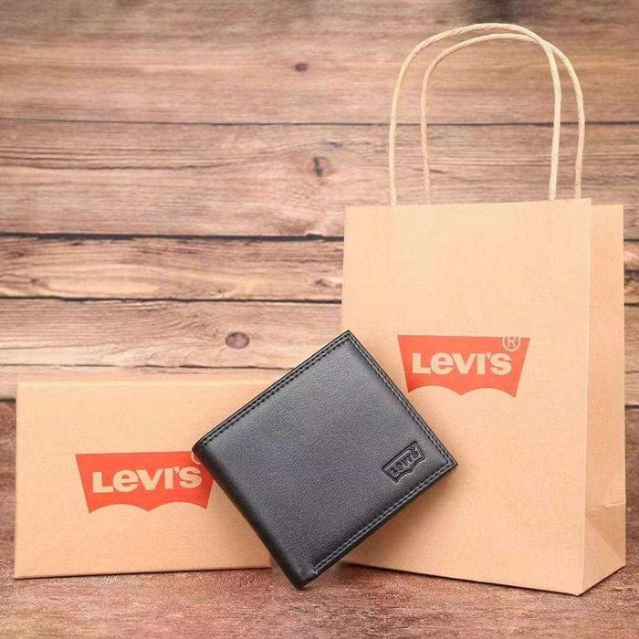 Кошелек с натуральной кожи Levis, гаманець Levis