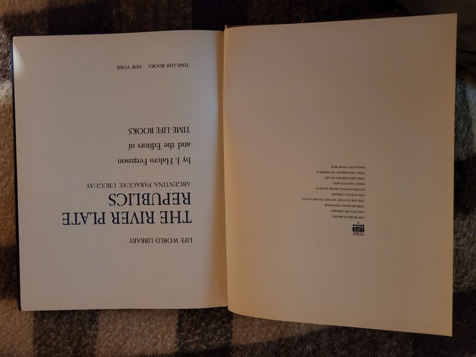 J.Halcro Ferguson – The River Plate Republics 1968 Time-Life Books