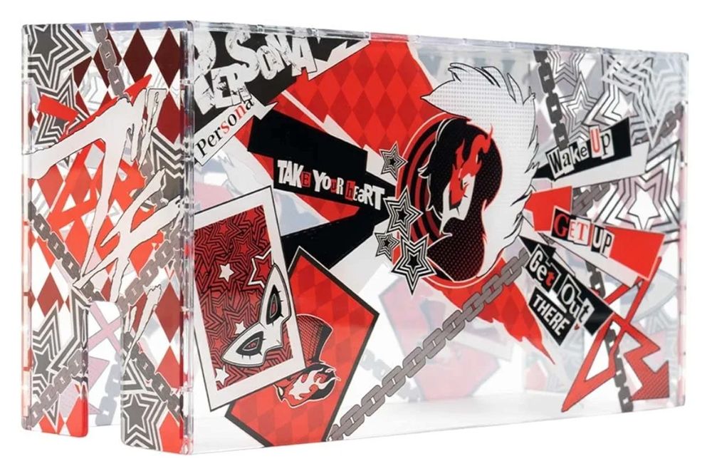 Caixa acrílica proteção Nintendo Switch Persona 5