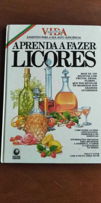 livro "Aprenda a Fazer Licores"
