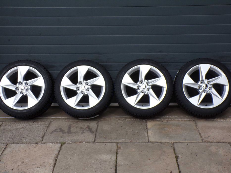 Nowe koła zimowe aluminiowe 17 5x112 oryg AUDI Skoda Octavia II III RS