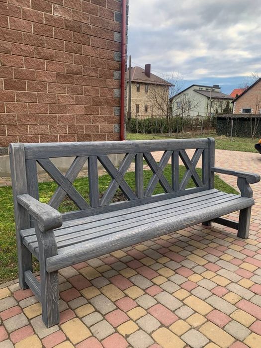 Лавка садова з дерева