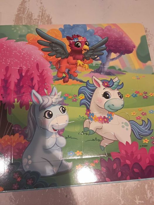Książki, puzzle zestaw Kraina lodu, Blue
