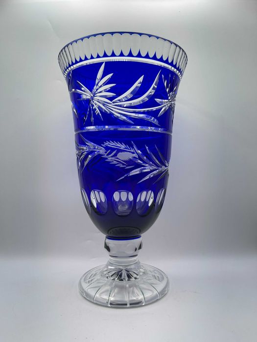 Frascos de farmácia antigos azul cobalto