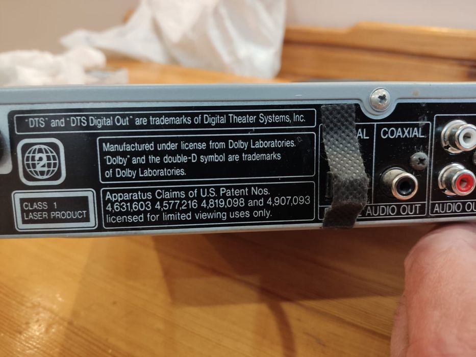 Zestaw telewizor, odtwarzacz dvd