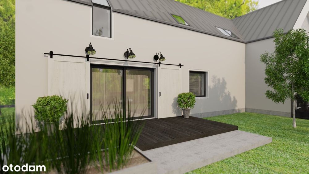 Dom przy lesie  94 m² , ogródek ,5 pokoi, jezioro, Kórnik