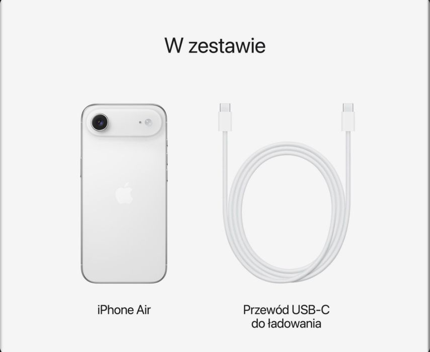 Apple iPhone Air 256GB Cloud White Biały obłok