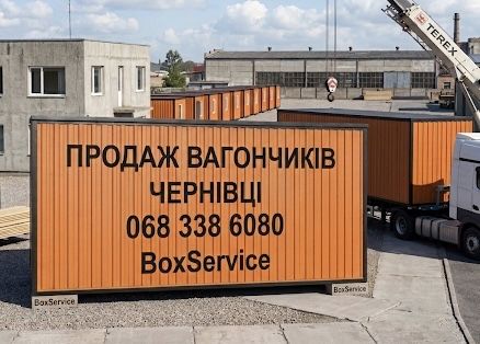 Продаж вагончиків ЧЕРНІВЦІ