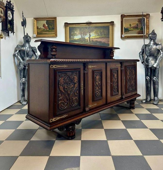 Комод тумба у голландському стилі дерево 3536