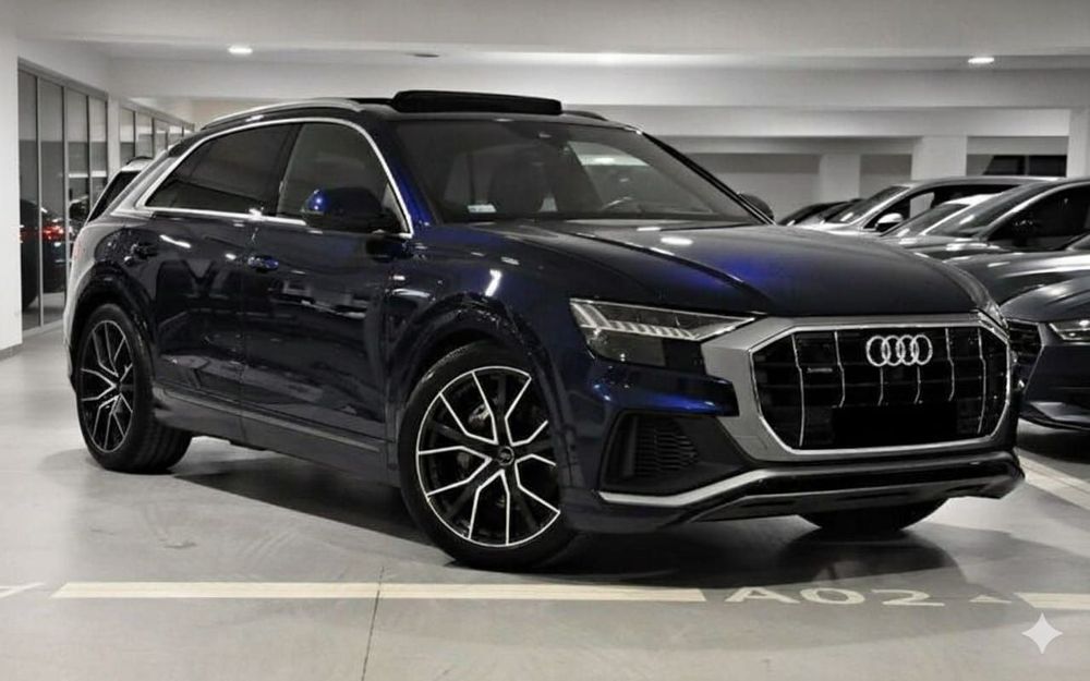 Audi Q8 3.0 286KM S Line**Panorama**VAT 23**ACC**Salon Polska**Dociągi !!