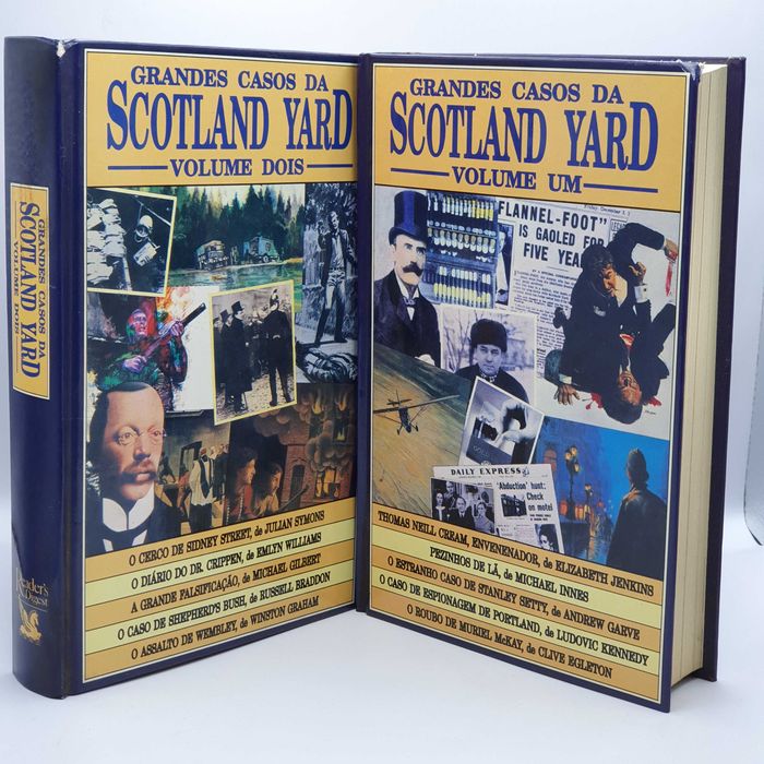 Livro - Grandes Casos Da Scotland Yard Vol. 1 e 2 - PARP
