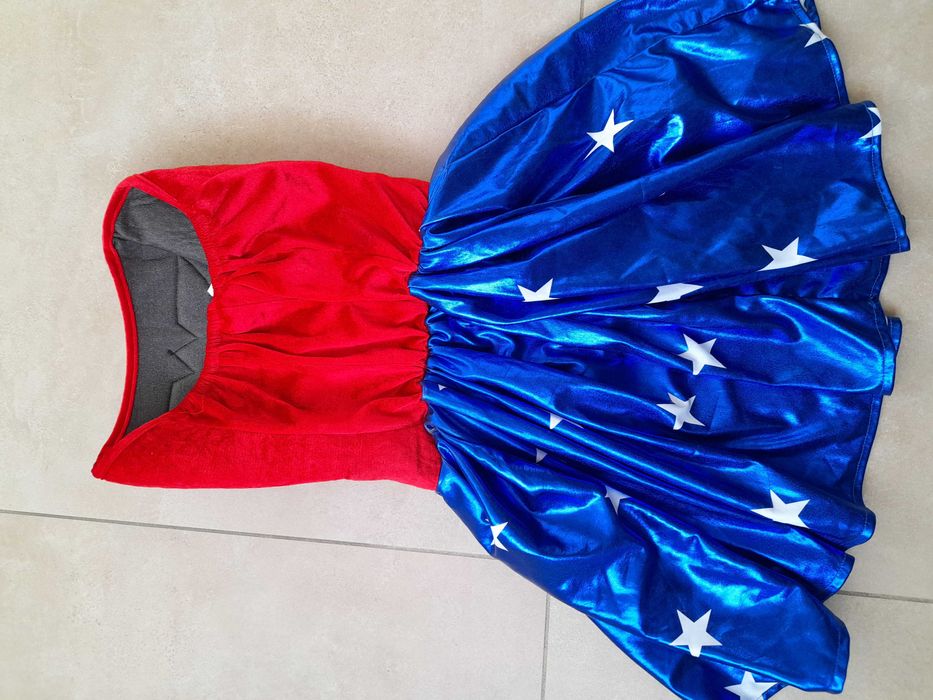 Strój Wonder Woman dla dziewczynki 8-10 lat