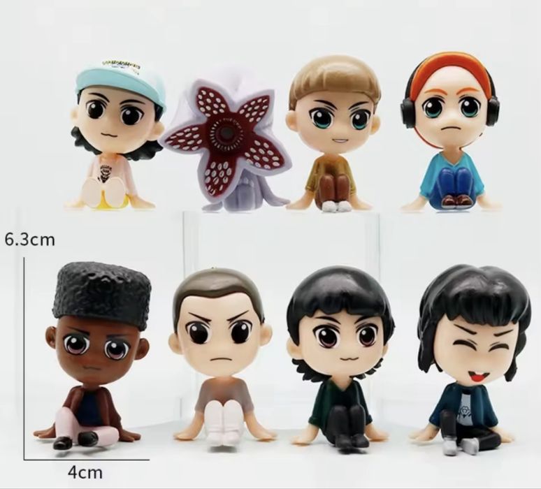Stranger Things nowe figurki 8 sztuk