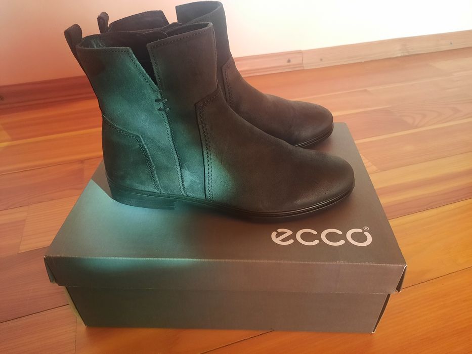 Шкіряні черевики Ecco оригінал 37р
