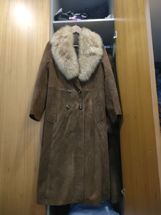 Casaco peles camurça