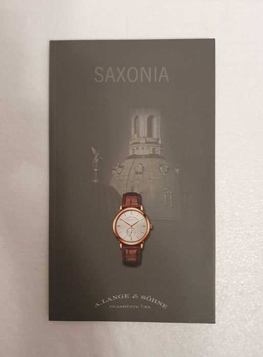 A. Lange & Sohne Saxonia - Catálogo / Livro de Relógios Premium - 2007
