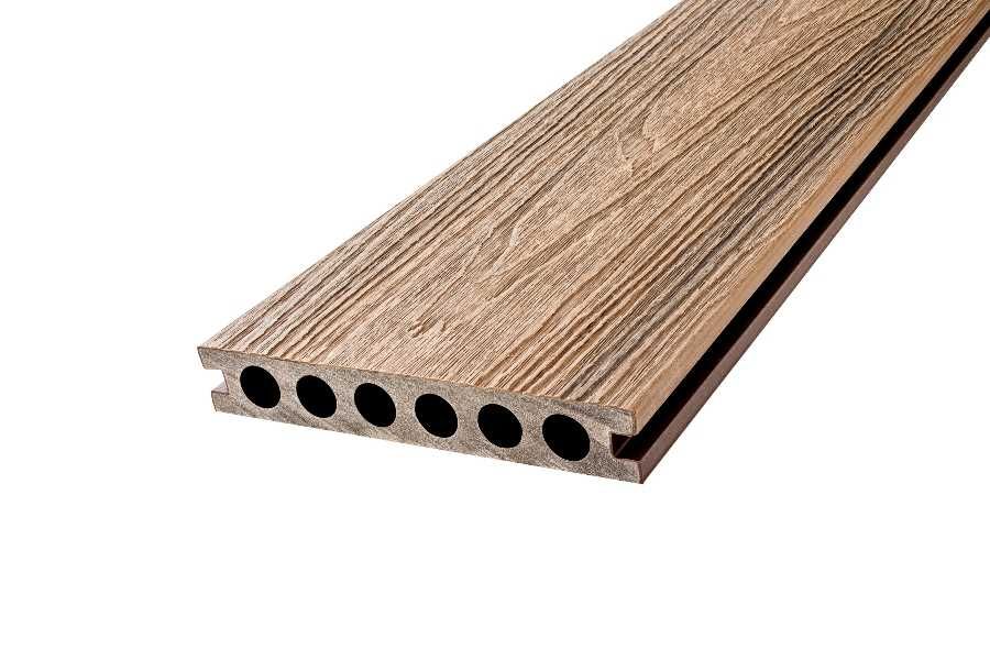 Deska tarasowa kompozytowa PREMIUM 23x138 struktura drewna obustronnie