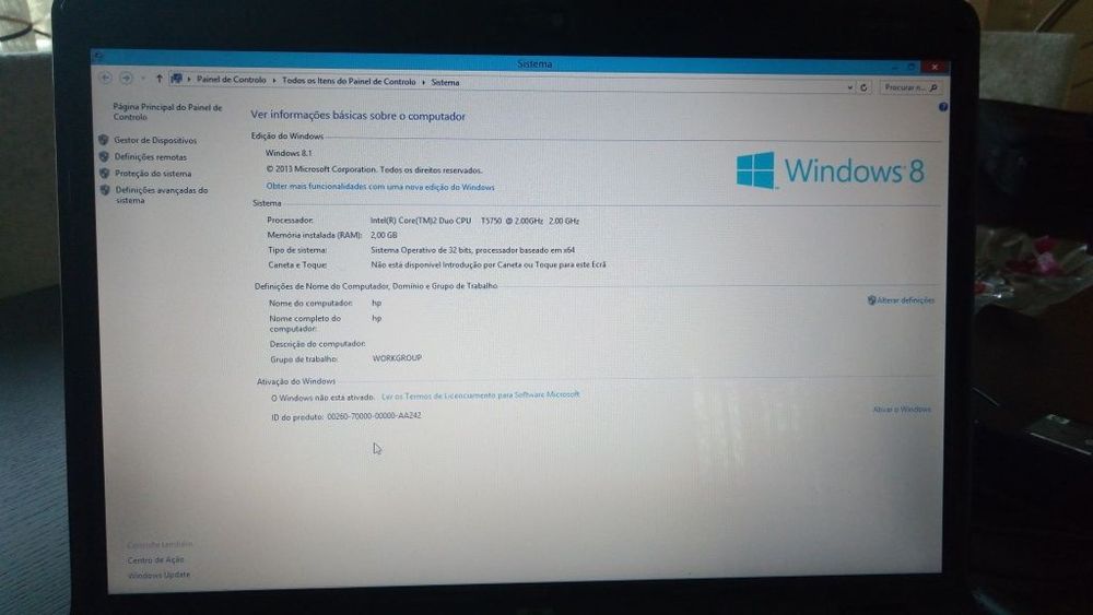 Portátil HP pavillion dv1600