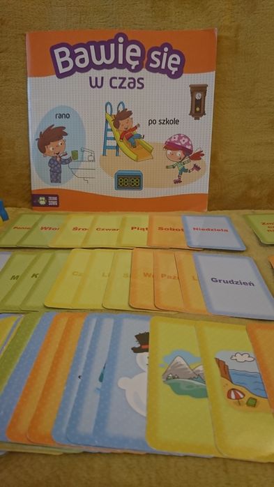 Bawię się w czas - Gra edukacyjna + książka.