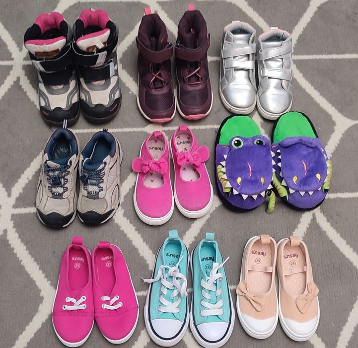 Mega paka (23szt) buty dla dziewczynki 29 30 Timberland Guliwer Sinsay