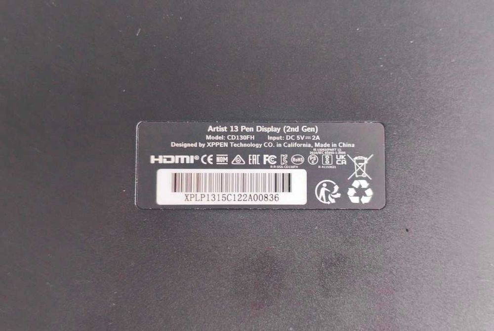XP-PEN Artist 13.3" Графічний Дисплей  (2nd Gen) cd130fh Планшет Zoom