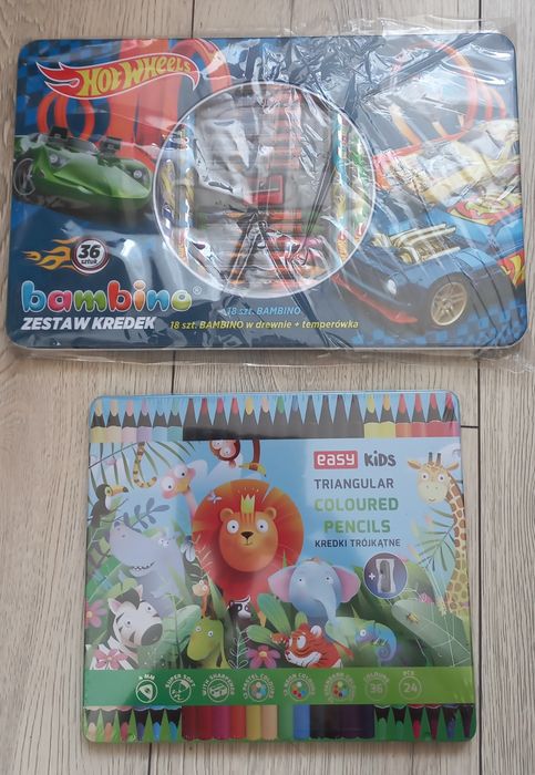 Kredki bambino hot wheels I easy kids