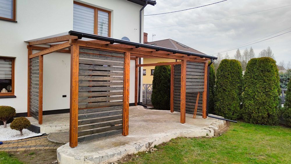 Zadaszenie tarasu taras wiata altana pergola