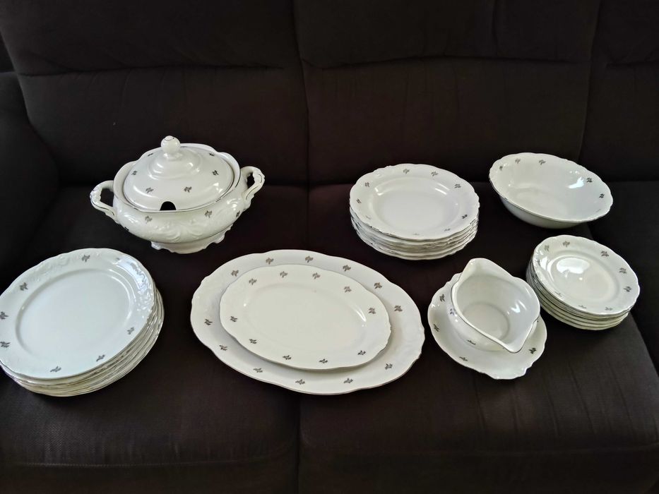 Serwis obiadowy porcelana Wałbrzych