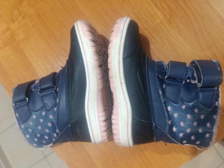 Buty zimowe dziewczęce śniegowce r 26