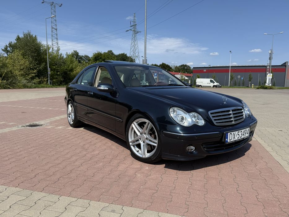 Mercedes C Klasa w203 C230 Elegance 1.8k PDC, skóry szyber bixenon HAK