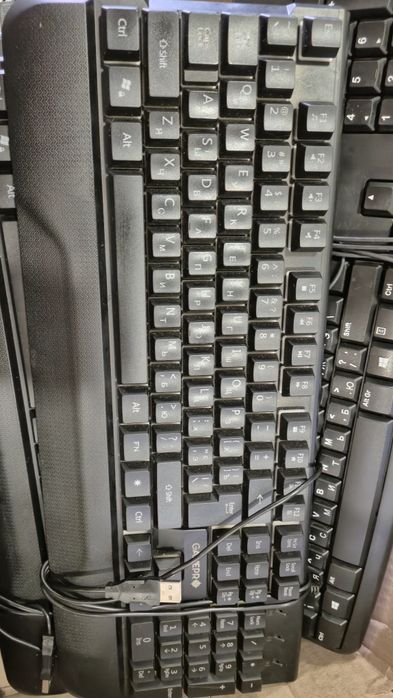 Клавіатури USB Logitech, Frime, Vinga, Genius, Gembird. Дротові, провідні, офісні