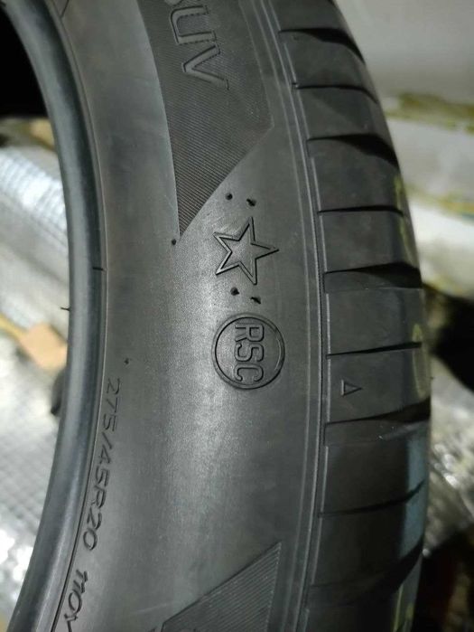 Шини Xankook 275/45R20. 2шт. Літо Run flat 2021р (0029)
