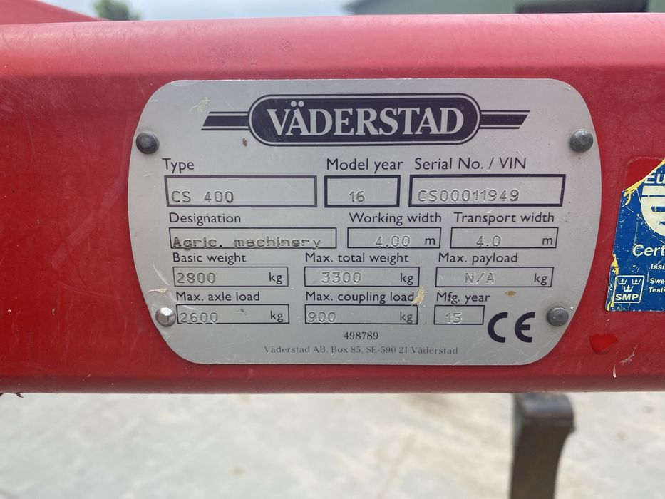 Vaderstad Cultus cs 400