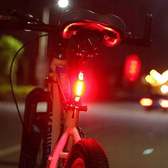 LAMPKA ROWEROWA LED tylna na tył roweru czerwona na usb g