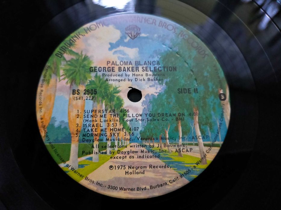 George Baker Selection - “Paloma Blanca“. Winyl USA